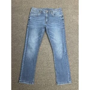 The Perfect Jean NYC Slim Fit Blue Jeans Mens 32x30 Stretch Denim Classic Casual